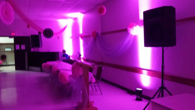 Coalhurst Community Hall Classic with Pink Uplights